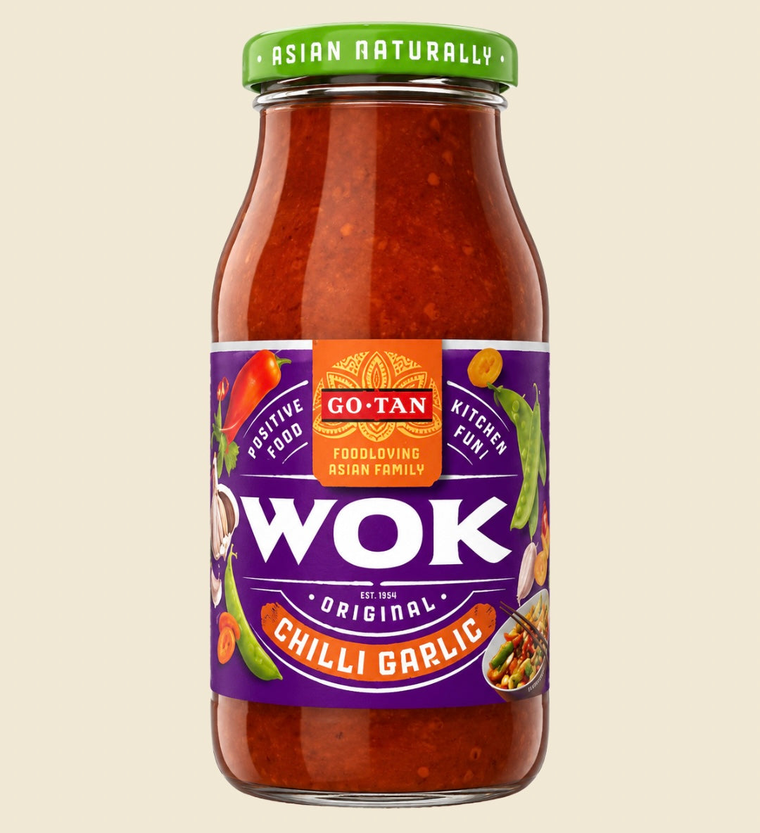 GO-TAN Sauce wok piment ail