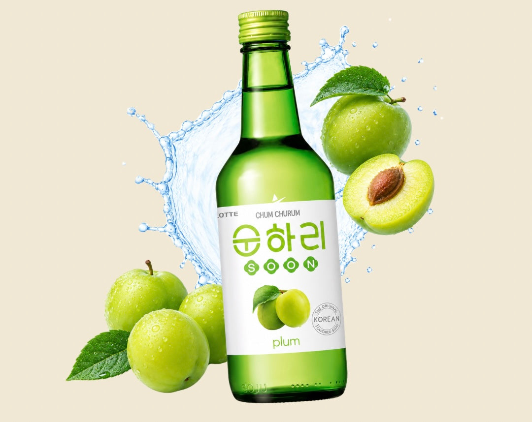 LOTTE Soju prune verte
