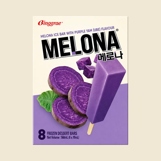 MELONA Glace igname violet ube x 8