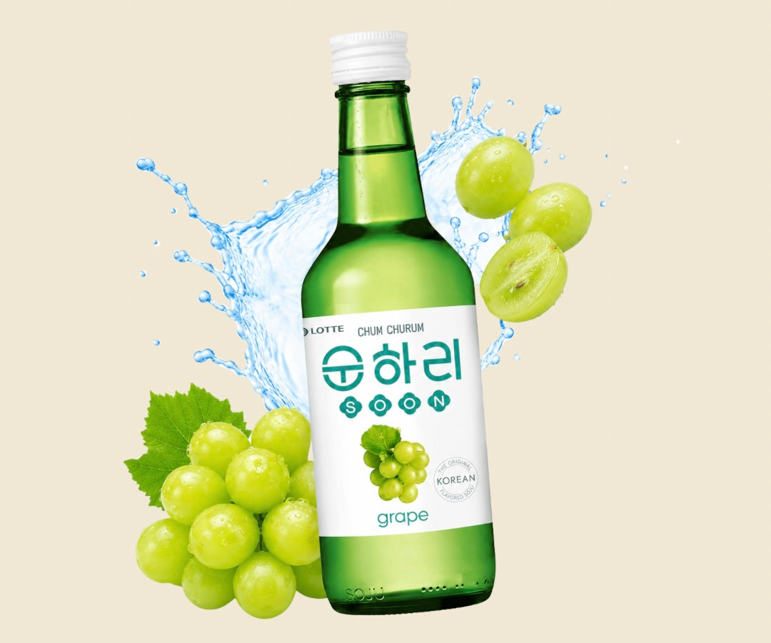 LOTTE Soju raisin vert