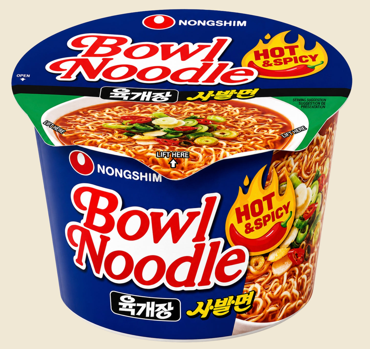 NONGSHIM Cup nouilles piquantes