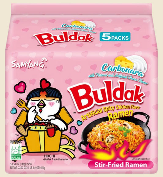 SAM YANG Buldak carbonara