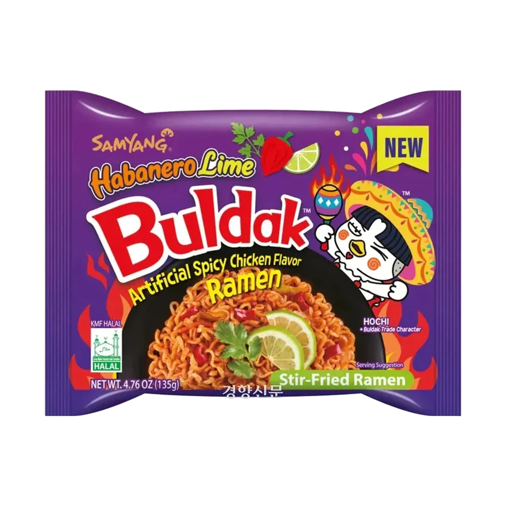 SAM YANG Buldak Nouilles poulet habanero