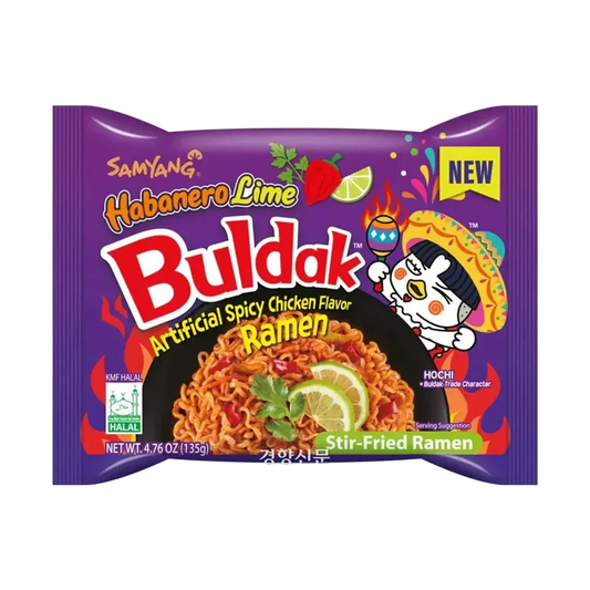 SAM YANG Buldak Nouilles poulet habanero