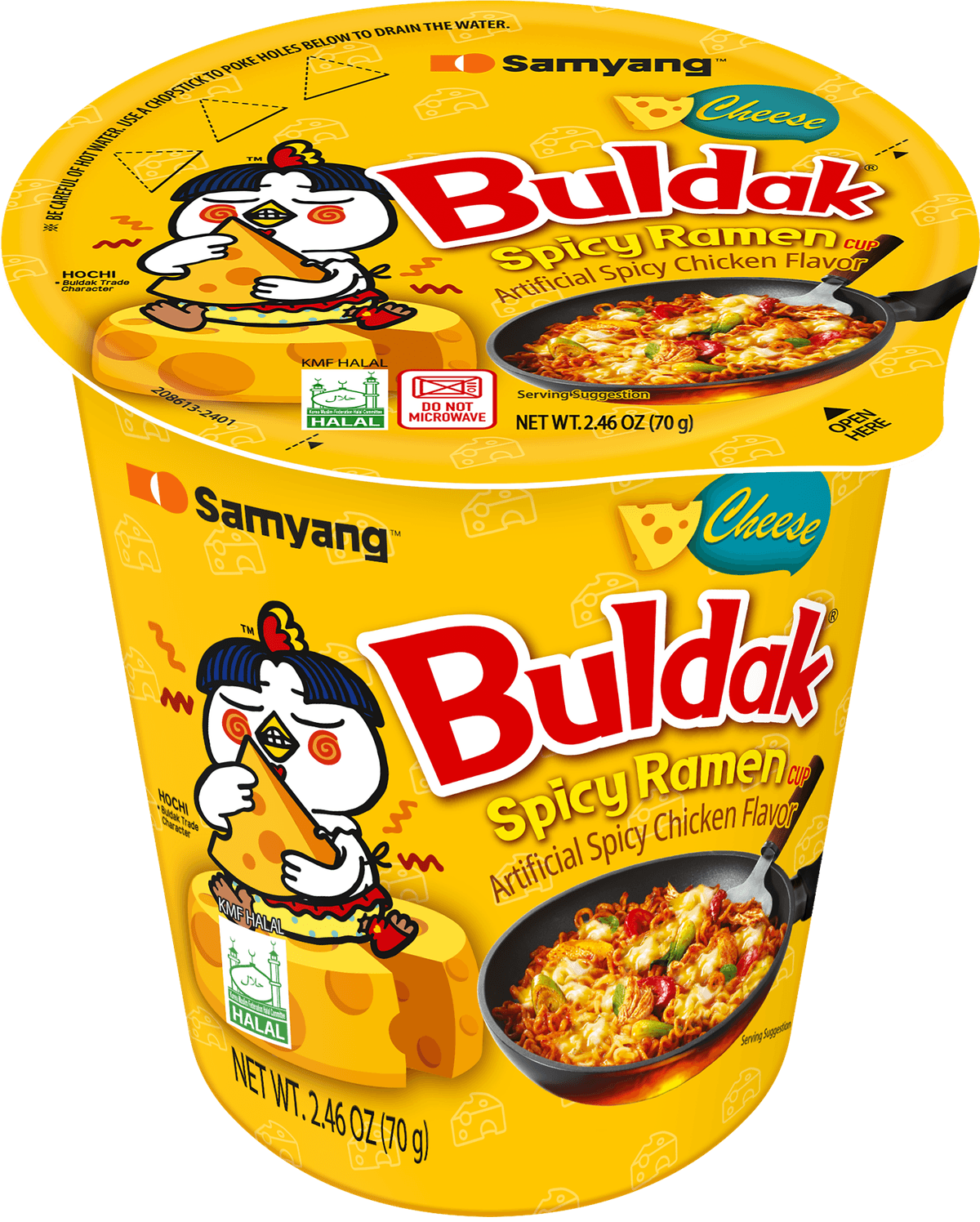 SAM YANG Buldak cheese cup