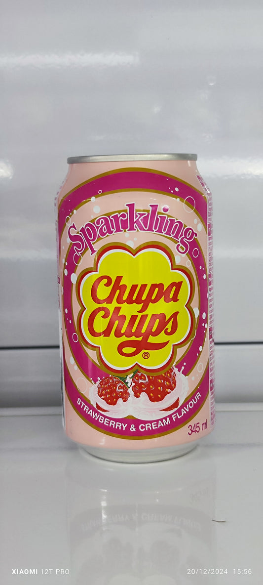 CHUPA CHUPS Soda gout Crème Fraise