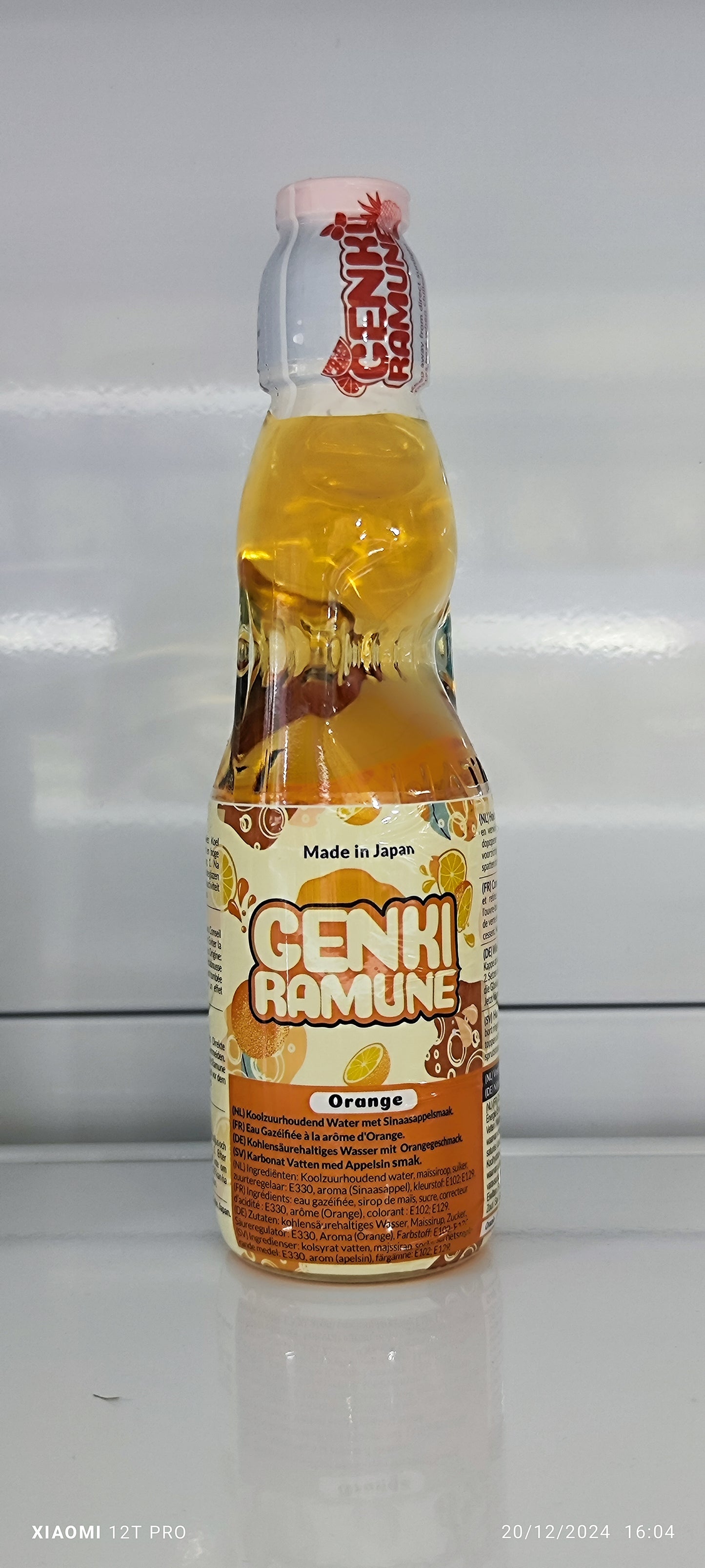 GENKI Ramune à l'Orange