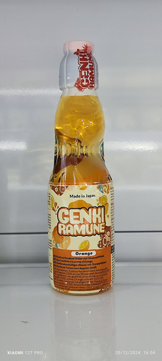 GENKI Ramune à l'Orange