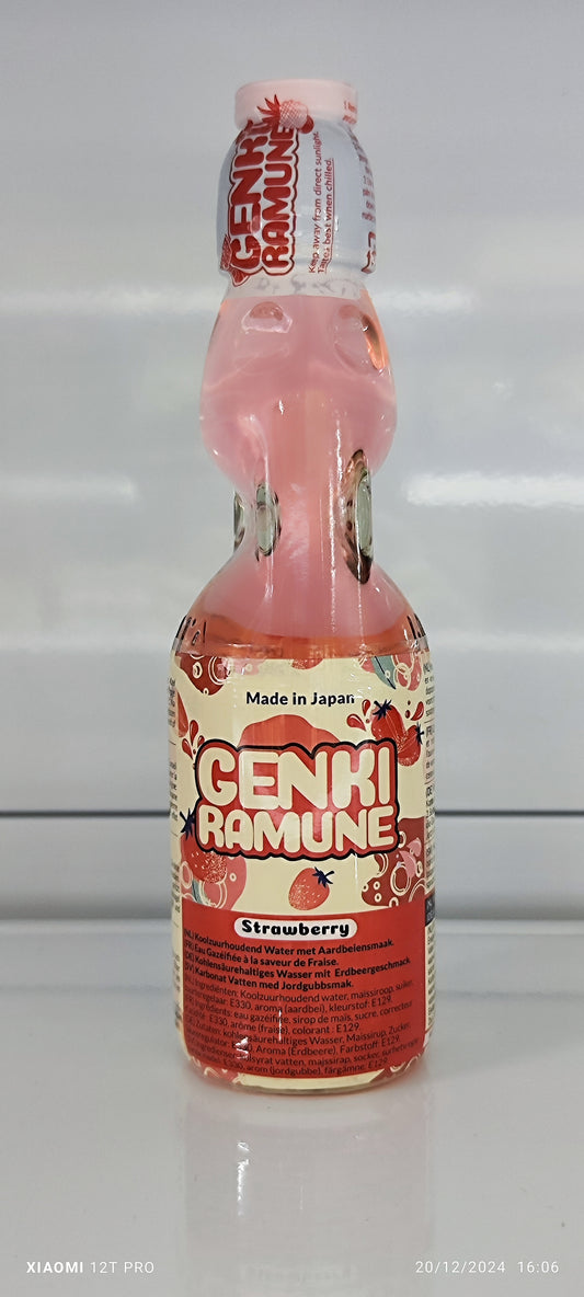 GENKI Ramune à la Fraise
